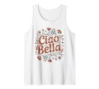 Ciao Bella Italy Aesthetic Retro Minimal Garden Style Tank Top