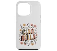 Ciao Bella Italy Floral Retro Minimalist Garden Lover Flower Case for iPhone 13 Pro