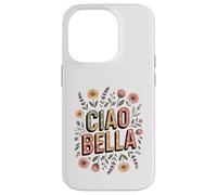 Ciao Bella Italy Floral Retro Minimalist Garden Lover Flower Case for iPhone 14 Pro