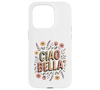 Ciao Bella Italy Floral Retro Minimalist Garden Lover Flower Case for iPhone 15 Pro