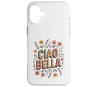 Ciao Bella Italy Floral Retro Minimalist Garden Lover Flower Case for iPhone 16 Plus