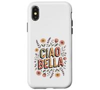 Ciao Bella Italy Floral Retro Minimalist Garden Lover Flower Case for iPhone X/XS