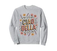 Ciao Bella Italy Floral Retro Minimalist Garden Lover Flower Sweatshirt