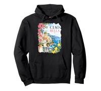 Ciao Bella Italy Italian Amalfi Coast Landscape Pullover Hoodie