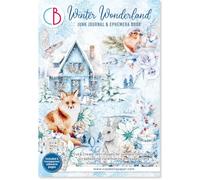 Ciao Bella Junk Journal Ephemera Book - Collage,Scrapbooking, Card Making (Winter Wonderland)