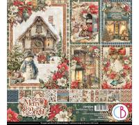 Ciao Bella Merry & Bright Paper Pad 12"x12"