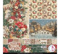 Ciao Bella Merry & Bright Patterns Pad 12"x12"