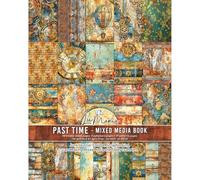 Ciao Bella Mixed Media Book A4 Maxi - 39 Patterns Pages +11 Ephemera Pages (Past Time)