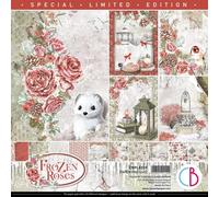 Ciao Bella Paper Frozen Roses Double-Sided Paper Pad 12 "x12" 12 / Pkg