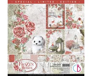 Ciao Bella Paper Frozen Roses Double-Sided Paper Pad 12 "x12" 12 / Pkg