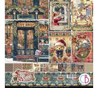 Ciao Bella Paper Pads 12"x12" - 190gsm Double Sided Cardstock (Toy Shop)