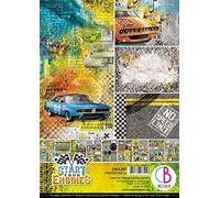 CIAO BELLA PAPER Pap PAD A4 9/PKG, Start Your Engines, 9 Designs/1 Each, One Size