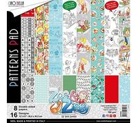 CIAO BELLA PAPER PAPR PCK 12" 8/PKG, Zoe & Ziggy, 8 Designs/1 Each, One Size