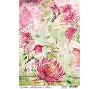 Ciao Bella Papers CBRP119 Hummingbird Rice Paper, A4, 5 Pieces
