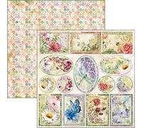 Ciao Bella Papers CBSS122 Micro cosmos Frames Double Sided Paper, 12 inch x 12 inch, 12 Pieces
