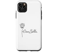 Ciao Bella Rose Minimal Line Art Italian Phrase Case for iPhone 11 Pro Max