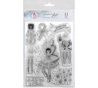 Ciao Bella Silicone Stamp Nutcracker, W 15 x L 20 cm, Stamp Set, Scrapbooking, Card Making, Crafts, DIY Projects