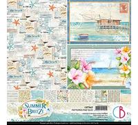 Ciao Bella Summer Breeze 12"x12" Patterns Pad - 190gsm
