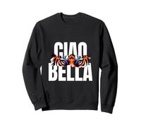 CIAO BELLA Tiger Eye Fierce Italian Graphic Art Design Sweatshirt