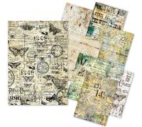 Ciao Bella Time Capsule A5 Paper Pack Mixed Media Craft Mix - 8 Sheets (Tissue & Vellum Variety)