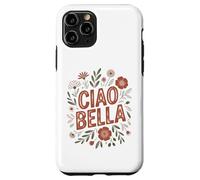 Ciao Bella Vintage Italy Floral Minimalist Food Lover Tee Case for iPhone 11 Pro