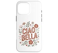 Ciao Bella Vintage Italy Floral Minimalist Food Lover Tee Case for iPhone 16 Pro Max