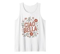Ciao Bella Vintage Italy Floral Minimalist Food Lover Tee Tank Top