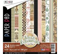 Ciao Bella Voyages Extraordinaires Dbl-Sided Paper 90Lb 6"X6" 24/Pkg-