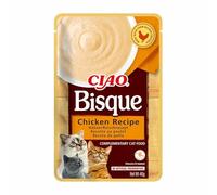 Ciao Bisque by INABA Wet Cat Food - Chicken - 1 Pack (40g total) / Moist Treat, Delicious & Healthy Snack, Puree Food Topper, Side Dish, Complement, Natural, Grain Free, Wet Cat Food