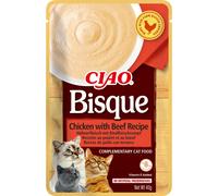 Ciao Bisque by INABA Wet Cat Food - Chicken with Beef - 1 Pack (40g to