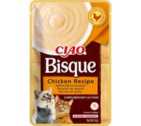 CIAO Bisque Chicken Recipe Complementary Cat Food | Size: 40g
