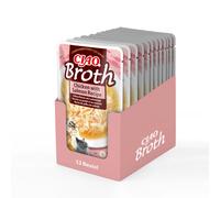 Ciao Broth by INABA Wet Cat Food - Chicken with Salmon - 12 Packs (480