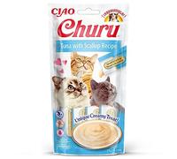 Churu Tuna with Scallop Recipe Puree for Cats - 4 x 14g