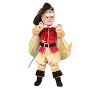 Ciao Hello- Cat With Boots Costume Baby (2-3 Years), Beige/red, 14792.2-3