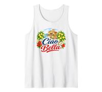 Ciao Italian Lemon Coastal Villa Bella Summer Vacation Tank Top