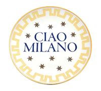 Ciao Milano plate Yellow one size