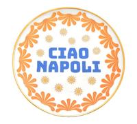 Ciao Napoli plate Orange one size