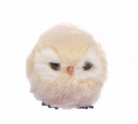 Ciao Owl Ball (Ø8cm) hanging Christmas decoration, beige