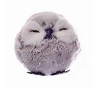 Ciao Owl Ball Cute (Ø12cm) hanging Christmas decoration, grey