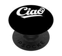 Ciao Script Hello Italy Typography Italian Heritage PopSockets Adhesive PopGrip