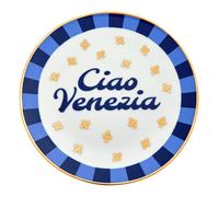 Ciao Venezia plate Blue one size