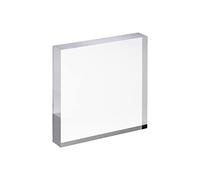 CiaoHER 6in Square Acrylic Cube Display Block, 1in Thickness, 1 Pack