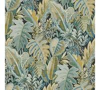 Ciara Autumn Leaves Navy Blue Wallpaper - Naturistic Botanical Garden - Modern Textured Paste The Wall Vinyl
