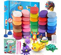 CiaraQ Air Dry Clay - 36 Colors Air Dry Ultra Light Magic Clay, No-Toxic Modeling Clay & Dough, Creative Art DIY Kids Art Crafts, Best Gift for Boys & Girls