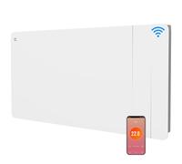 CIARRA 2000W Wall Mounted Electric Radiator WiFi Panel Heater CBHTD20A-W | 2000W WiFi ceramic radiator for 15-30m²: PID thermostat, open-window detection, IP24 safe, 9.4cm slim