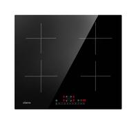 Ciarra 4-Zones Cooktop,Built-In Induction, Black Ceramic Glass, Touch Control, 9 Power Levels, Booster Function