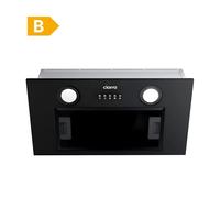 CIARRA 52 cm Integrated Cooker Hood - Built-In Design, Dual Venting Option, Matte Black CBCB5913A-B