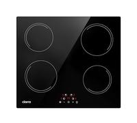 CIARRA 60cm 4 Zone Induction Hob 6000W Hardwired Built-in Black CABBIH4-E