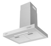 CIARRA 60cm Cooker Hood 370m³/h Class A Wall-Mounted Cooker Hood with LED Light,Recirculating & Ducting, 3 Speeds Stainless Steel Kitchen Extractor Fan - CBCS6125