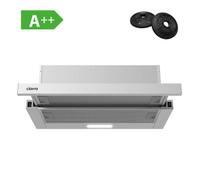 Ciarra 60Cm Telescopic Cooker Hood - Silver